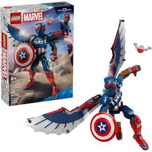 LEGO Marvel New Captain America Construction Figure - Buildable